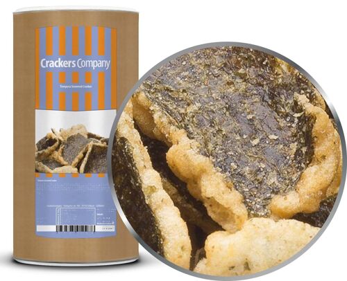 Tempura Seaweed Cracker. VPE mit 9 Stk. u. 100g Inhalt je St