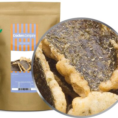 Tempura Seaweed Cracker. VPE mit 8 Stk. u. 70g Inhalt je Stk