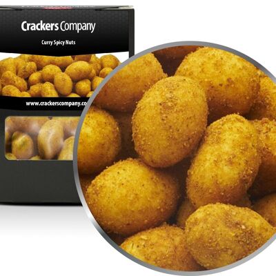 Curry Spicy Nuts. VPE mit 32 Stk. u. 80g Inhalt je Stk.