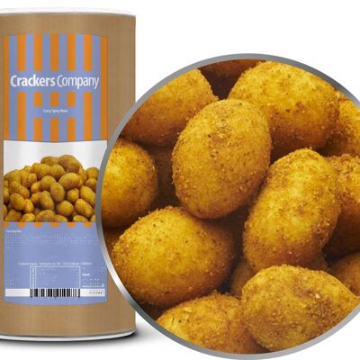 Curry Spicy Nuts. VPE mit 9 Stk. u. 600g Inhalt je Stk.