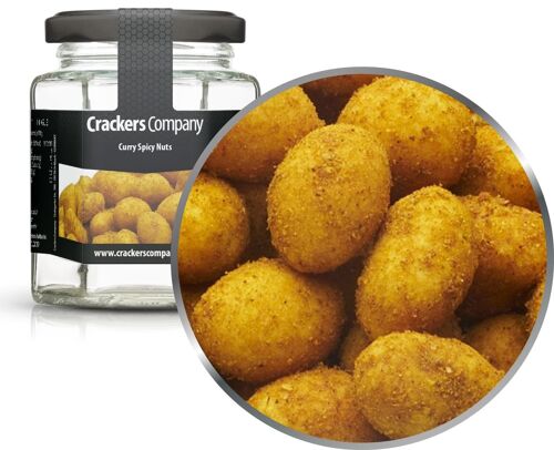 Curry Spicy Nuts. VPE mit 25 Stk. u. 80g Inhalt je Stk.