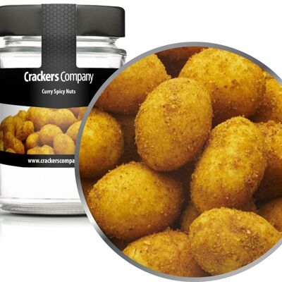 Curry Spicy Nuts. VPE mit 45 Stk. u. 80g Inhalt je Stk.