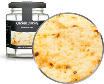 Biscuit au fromage pimenté. PU avec 25 pièces et 30g de contenu par pièce