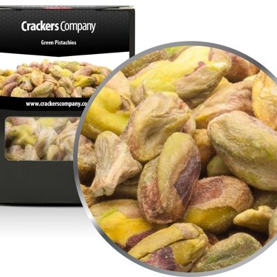 Green Pistachios. PU with 32 pieces and 80g content per piece