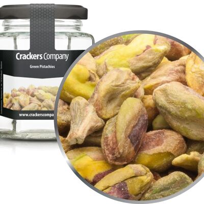 Green Pistachios. PU with 25 pieces and 80g content per piece