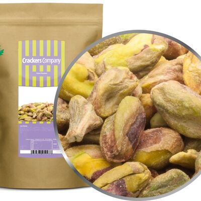 Green Pistachios. PU with 8 pieces and 500g content per piece