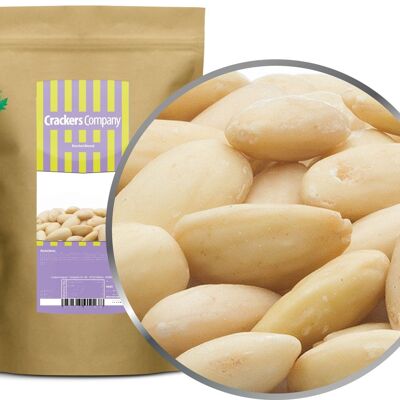 Blanched Almond. PU with 8 pieces and 600g content per piece