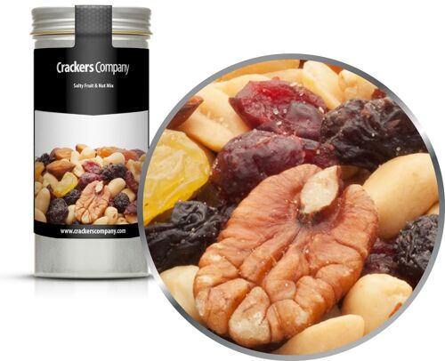 Salty Fruit & Nut Mix. VPE mit 40 Stk. u. 95g Inhalt je Stk.