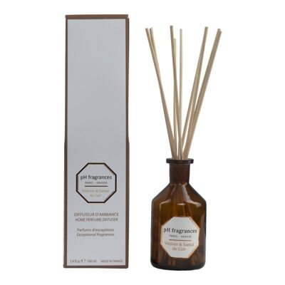 Vetiver & Leather Sandalwood Perfume Sticks (100ml)