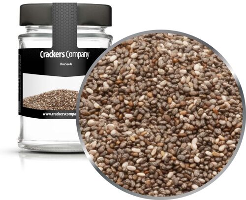 Chia Seeds. VPE mit 45 Stk. u. 110g Inhalt je Stk.