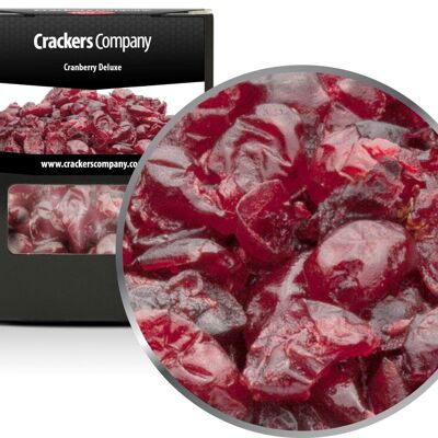 Cranberry Deluxe. PU with 32 pieces and 85g content per piece