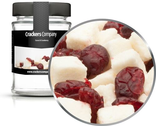 Cocos & Cranberry. VPE mit 45 Stk. u. 80g Inhalt je Stk.