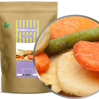 Vegetable Chips. PU with 8 pieces and 150g content per piece