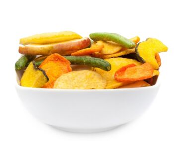 Chips de légumes et de fruits. PU avec 1 pièce et 2500g de contenu par p