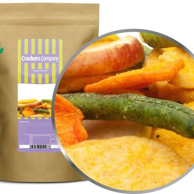 Vegetable & Fruit Chips. PU with 8 pieces and 150g content per piece