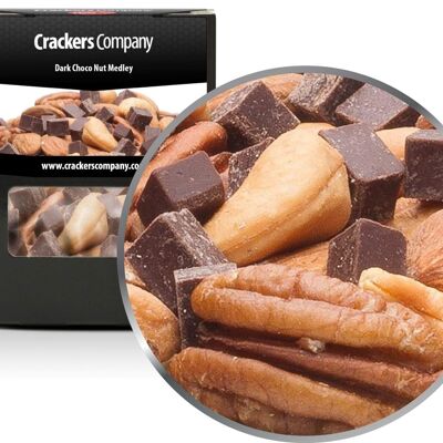 Dark Choco Nut Medley. PU with 32 pieces and 80g content per piece