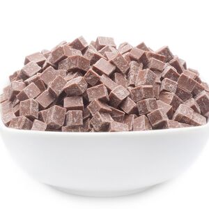 Cube de chocolat au lait. PU avec 1 pièce et 9000g de contenu par pièce