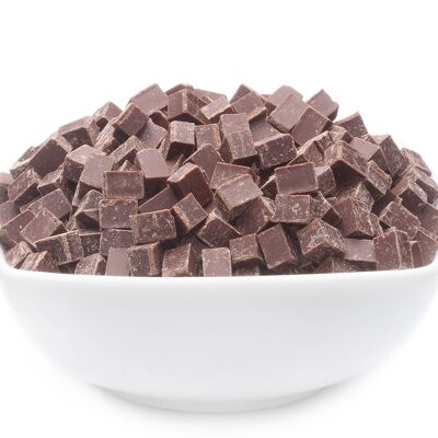 Cube de chocolat noir. PU avec 1 pièce et 9000g de contenu par pièce