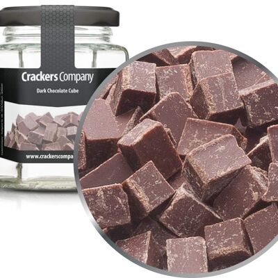 Dark Chocolate Cube. PU with 25 pieces and 100g content per piece