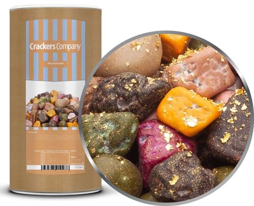 Choco Stones Gold. VPE mit 9 Stk. u. 900g Inhalt je Stk.