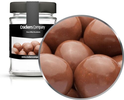 Choco Milky Macadamia. VPE mit 45 Stk. u. 80g Inhalt je Stk.