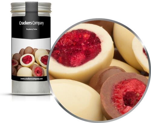 Raspberry Twins. VPE mit 40 Stk. u. 70g Inhalt je Stk.