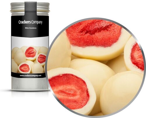 White Strawberry. VPE mit 40 Stk. u. 60g Inhalt je Stk.