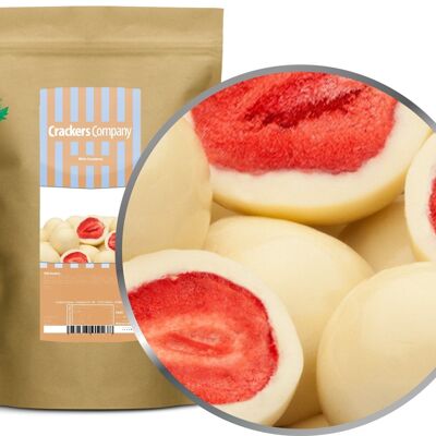 White Strawberries. PU with 8 pieces and 450g content per piece