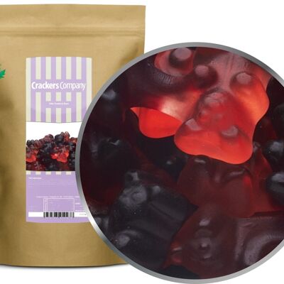 Elder Cranberry Bears. PU with 8 pieces and 700g content per piece