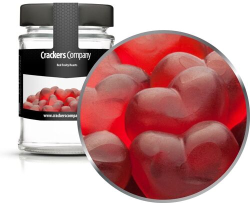 Red Fruity Hearts. VPE mit 45 Stk. u. 120g Inhalt je Stk.