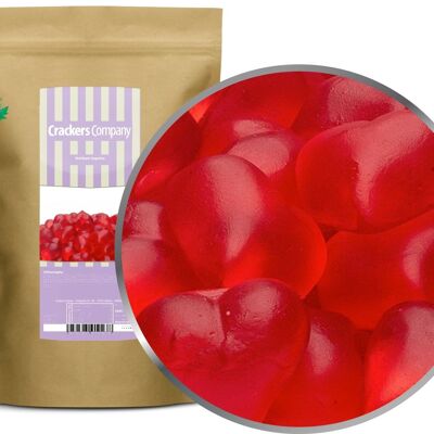 Red Hearts Sugarfree. PU with 8 pieces and 1000g content per piece