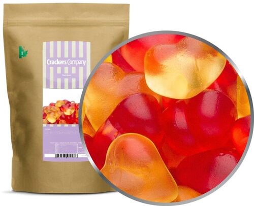 Peach Hearts. VPE mit 8 Stk. u. 950g Inhalt je Stk.