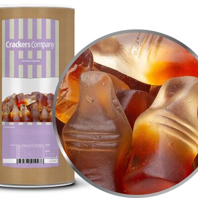 Cola Bottles Sugarfree. VPE mit 9 Stk. u. 1000g Inhalt je St