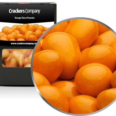 Orange chocolate peanuts. PU with 32 pieces and 110g content per piece
