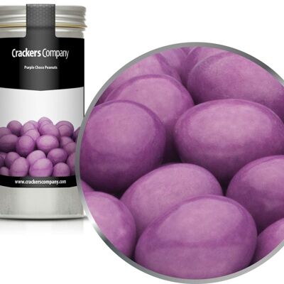 Purple Choco Peanuts. VPE mit 40 Stk. u. 110g Inhalt je Stk.