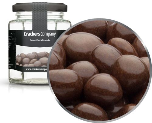 Brown Choco Peanuts. VPE mit 25 Stk. u. 110g Inhalt je Stk.