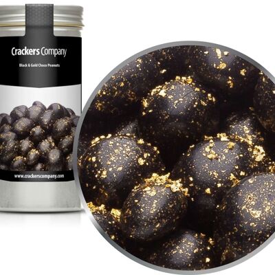 Black & Gold Chocolate Peanuts. PU with 40 pieces and 110g content j