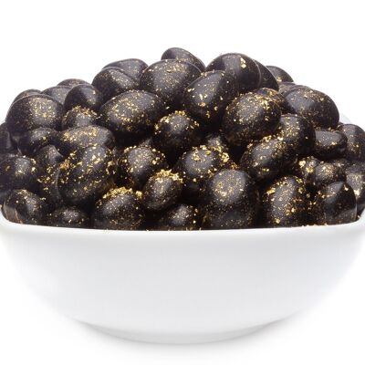Cacahuètes au chocolat noir et or. PU avec 1 pièce et contenu 5000g j