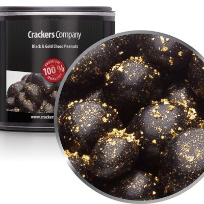 Black & Gold Chocolate Peanuts. PU with 36 pieces and 110g content j