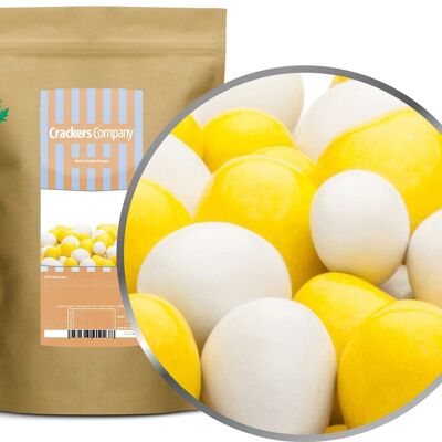 White & Yellow Peanuts. PU with 8 pieces and 750g content per piece