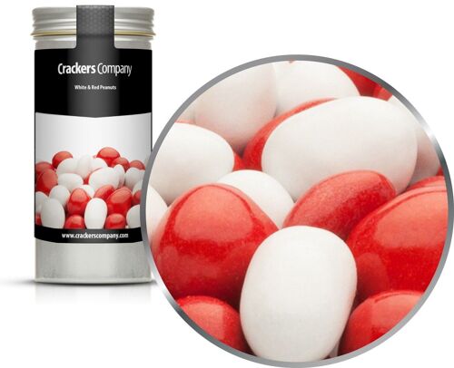 White & Red Peanuts. VPE mit 40 Stk. u. 110g Inhalt je Stk.