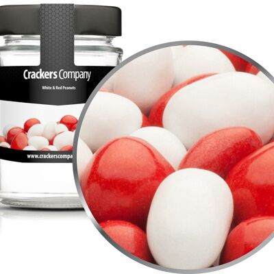 White & Red Peanuts. VPE mit 45 Stk. u. 110g Inhalt je Stk.