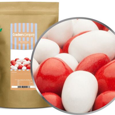 White & Red Peanuts. PU with 8 pieces and 750g content per piece