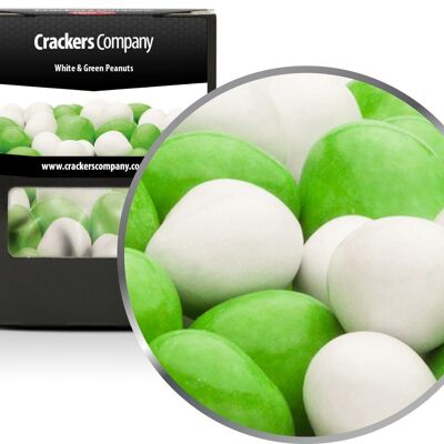 Cacahuetes blancos y verdes. PU con 32 piezas y 110 g de contenido por pieza