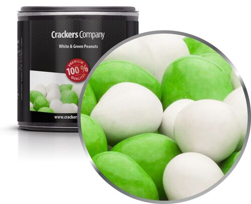 White & Green Peanuts. VPE mit 36 Stk. u. 110g Inhalt je Stk