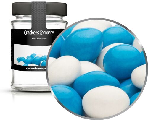 White & Blue Peanuts. VPE mit 45 Stk. u. 110g Inhalt je Stk.