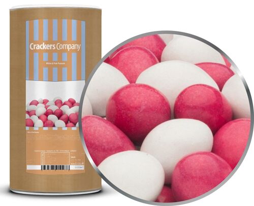 White & Pink Peanuts. VPE mit 9 Stk. u. 950g Inhalt je Stk.