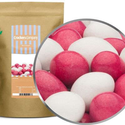 White & Pink Peanuts. PU with 8 pieces and 750g content per piece