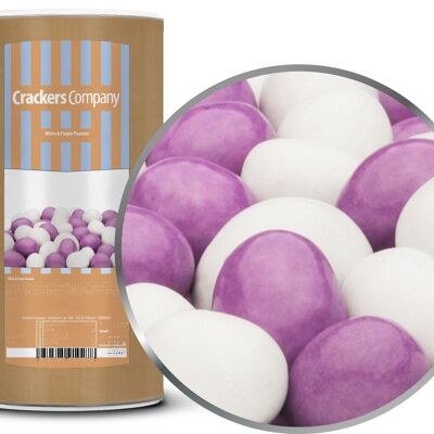 White & Purple Peanuts. VPE mit 9 Stk. u. 950g Inhalt je Stk