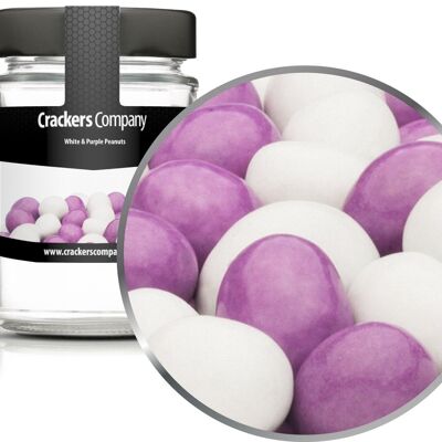 White & Purple Peanuts. VPE mit 45 Stk. u. 110g Inhalt je St